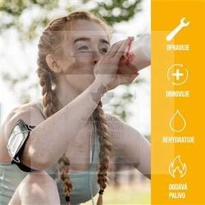Recovery Drink 450g banán vanilka - Varianta: banán - vanilka