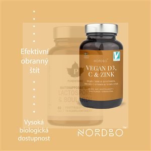 Vegan D3, C and Zinek 90 kapslí