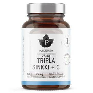 Triple Zinc 25mg + Vitamin C 60 kapslí (Zinek s vitamínem C)