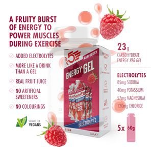 Electrolyte Energy Gel 60g malina