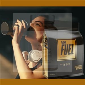 Raw Fuel 2kg chocolate brownie - Varianta: salted caramel