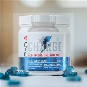 Charge Pre-Workout 300g blue gummy bear