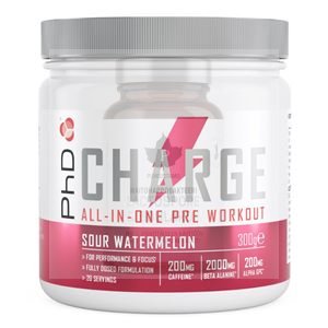 Charge Pre-Workout 300g blue gummy bear - Varianta: sour watermelon