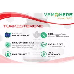 Turkesterone 60 kapslí