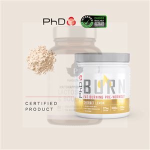 Burn Pre-Workout 200g sherbert lemon
