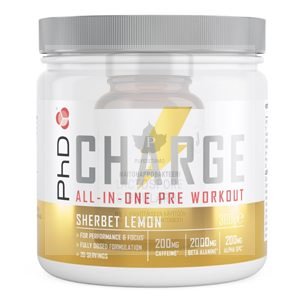 Charge Pre-Workout 300g blue gummy bear - Varianta: sherbert lemon