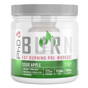 Burn Pre-Workout 200g sherbert lemon - Varianta: sour apple