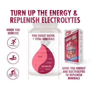 Electrolyte Energy Gel 60g malina - Varianta: malina