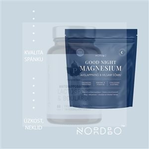 Magnesium Good Night 150g citron a heřmánek