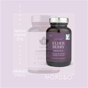 Elderberry Defence 60 kapslí (Extrakt z černého bezu + vit. C + zinek)