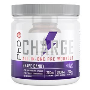 Charge Pre-Workout 300g blue gummy bear - Varianta: grape candy