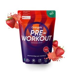 Plant Pre-Workout 240g jahoda