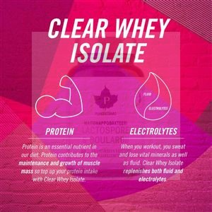 Clear Whey Isolate 510g mango - Varianta: malina