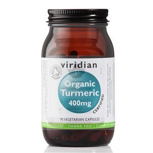 Turmeric 400mg 90 kapslí Organic (Kurkuma)