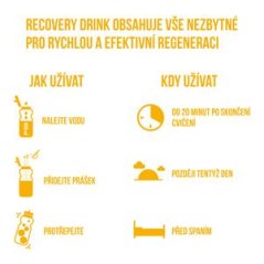 Recovery Drink 450g banán vanilka