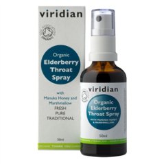 Elderberry Throat 50ml (Sprej na bolest v krku Bio)