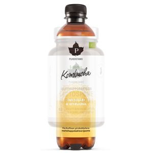 Kombucha BIO 370ml (Bio Kombucha zázvor-citrón)